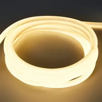 Светодиодная лента Neon-Night для контурной подсветки 144 диод 6.5 Вт/м 230 В 16 мм IP65 1 м теплый белый свет