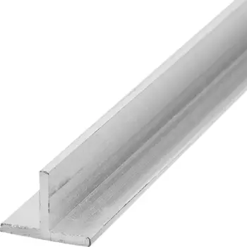 Профиль Т-образный алюминий 15x15x2x1000 мм серый