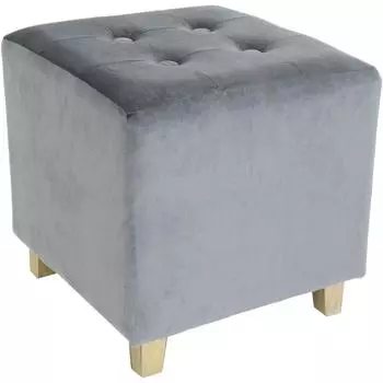 Табурет Atmosphera 35x35 см с обивкой цвет серый