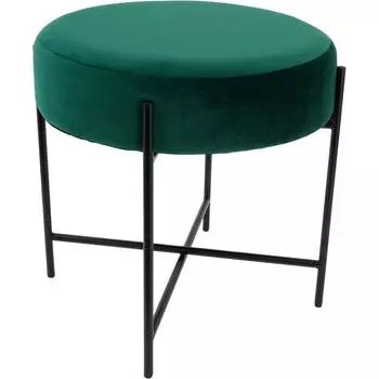 Табурет с мягкой обивкой Atmosphera Arty 47x45 см цвет зеленый