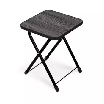 Табурет садовый складной Nika 40*30*30 см металл черный