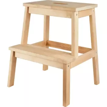 Табурет-стремянка 49.5x43x39 см каркас дерево цвет бежевый