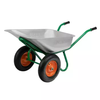 Тачка садовая двухколесная усиленная 320 кг/100 л