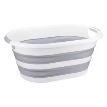 Таз складной овальный Idea Флекс 25 л цвет серый