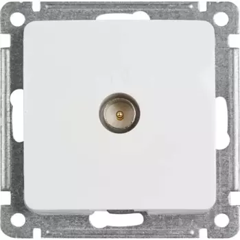 Телевизионная розетка встраиваемая Hegel РСТВ-401 цвет белый