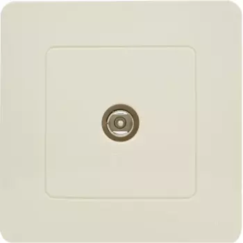 Телевизионный коннектор встраиваемый Systeme Electric Blanca цвет бежевый