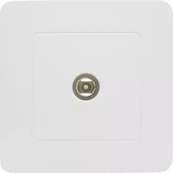Телевизионный коннектор встраиваемый Systeme Electric Blanca цвет белый