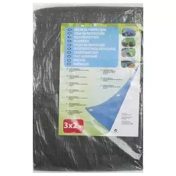 Тент защитный с люверсами 70 г/м² 2x3 м