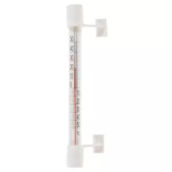 Термометр оконный стеклянный Липучка