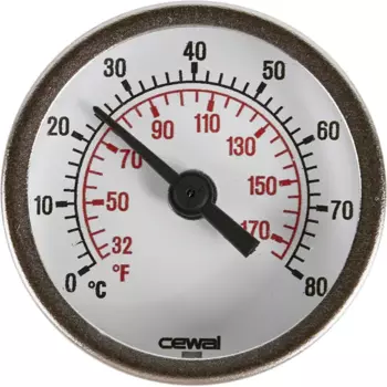 Термометр погружной Valtec 80 С 1/2" шток 27 мм