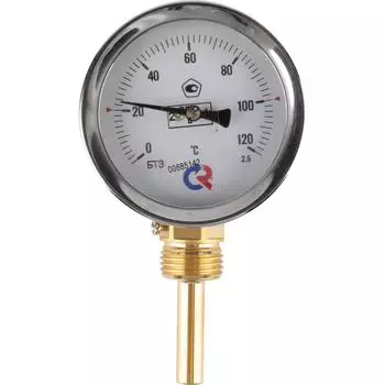 Термометр радиальный Росма БТ-32.211 120С Дк63 1/2" шток 46 мм 00000002443