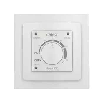 Терморегулятор для теплого пола Caleo 420 цвет белый