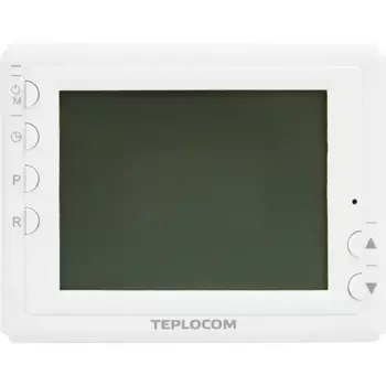 Термостат программируемый проводной Teplocom TS-Prog-2AA/8A комнатный белый