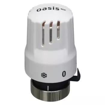 Термостатическая головка жидкостная Oasis Eco T101 M30x1.5 белая