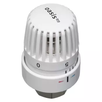 Термостатическая головка жидкостная Oasis Pro T201 M30x1.5 белая