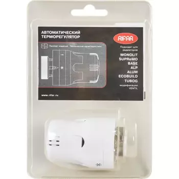 Термостатическая головка жидкостная Rifar M30x1.5 белая