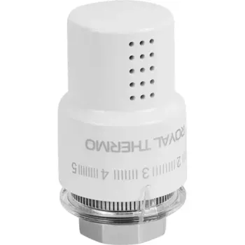 Термостатическая головка жидкостная Royal Thermo Design M30x1.5 белая