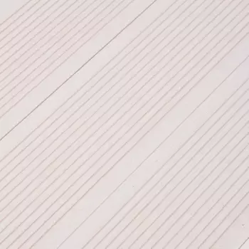 Террасная доска ДПК цвет Белый 3000x140x22 мм. Вельвет 0.42 м