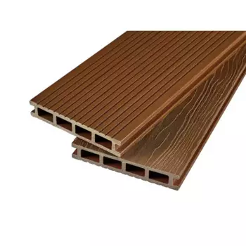 Террасная доска ДПК Groentec цвет Дуб 145x25x4000 мм 0.58 м