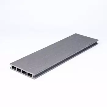 Террасная доска ДПК Groentec цвет Серый 145x25x4000 мм 0.58 м