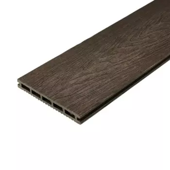 Террасная доска ДПК Groentec цвет венге 3000x150x18 мм 1.8 м
