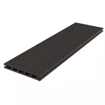 Террасная доска ДПК Holzhof Universal цвет Венге 3000x150x18 мм 0.45 м