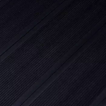 Террасная доска ДПК MultiDeck цвет Черный 3000x140x22 мм. Вельвет 0.42 м