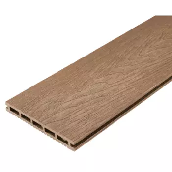 Террасная доска ДПК Прима Groentec цвет Дуб 3000x150x18 мм Вельвет 0.45 м