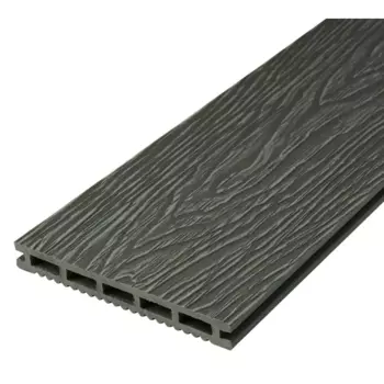 Террасная доска ДПК Прима Groentec цвет Серый 3000x150x18 мм Вельвет 0.45 м