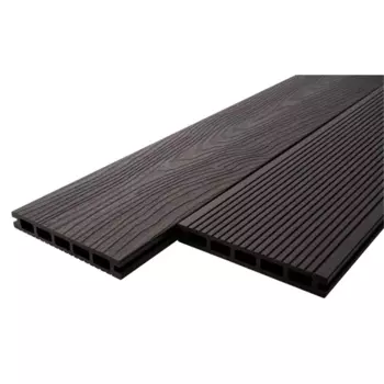 Террасная доска ДПК T-Decks цвет Венге 2000x150x20 мм двусторонний 0.3 м