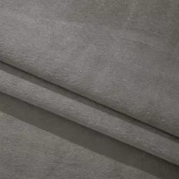 Ткань 1 м/п бархат 150 см цвет серый