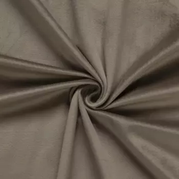 Ткань 1 м/п бархат 300 см цвет бежево-коричневый