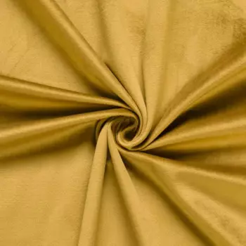 Ткань 1 м/п бархат 300 см цвет желтый