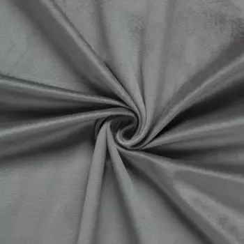 Ткань 1 м/п бархат 300 см цвет серебро