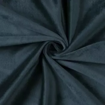 Ткань 1 м/п бархат 300 см цвет сине-серый