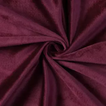 Ткань 1 м/п бархат 300 см цвет вишневый