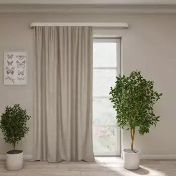 Ткань 1 м/п блэкаут Сим 280 см цвет коричневый