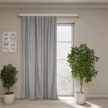 Ткань 1 м/п блэкаут Сим 280 см цвет темно-серый