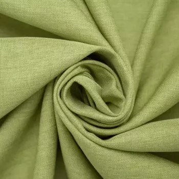 Ткань 1 м/п Doux лен 300 цвет салатовый