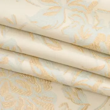 Ткань 1 м/п Ностальгия 1805 жаккард 150 см цвет ментол