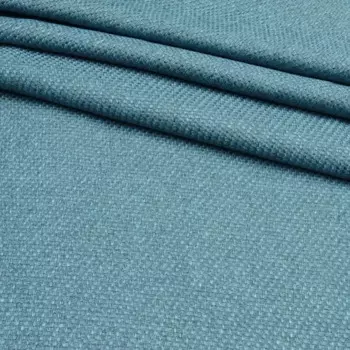 Ткань 1 м/п Sely рогожка 295 см цвет сине-зеленый