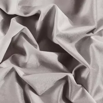 Ткань 1 м/п Velvet 280 см цвет серо-бежевый Fossil 5