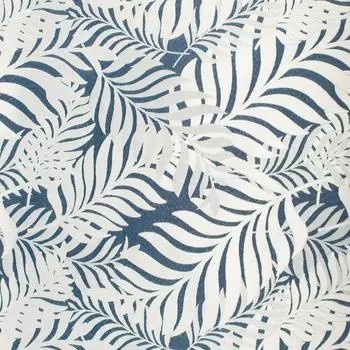 Ткань 1 п/м «Гербарий» жаккард 300 см цвет синий