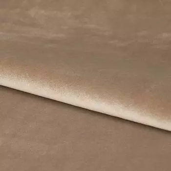 Ткань бархат 150 см цвет коричневый