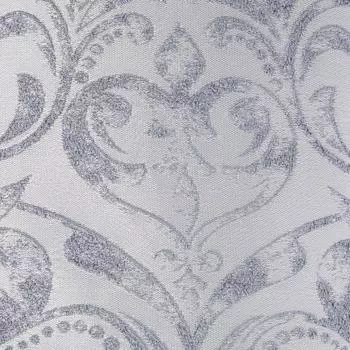 Ткань жаккард «Моника» 280 см цвет серебристый