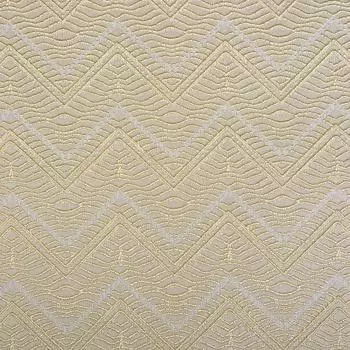 Ткань жаккард «Зигзаг» 280 см цвет экрю