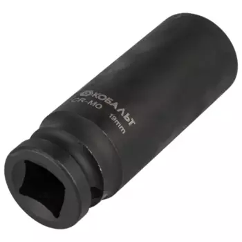 Торцевая головка ударная шестигранная Кобальт 642-319 1/2 дюймов 19 мм