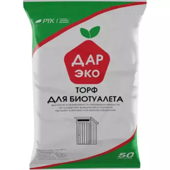 Торф для биотуалета ДарЭко 50 л