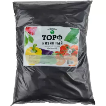 Торф низинный Чистые сады 10 л