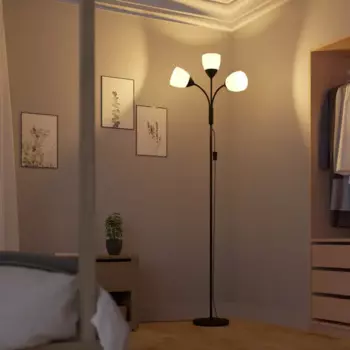 Торшер Inspire Dahlia, цвет черный